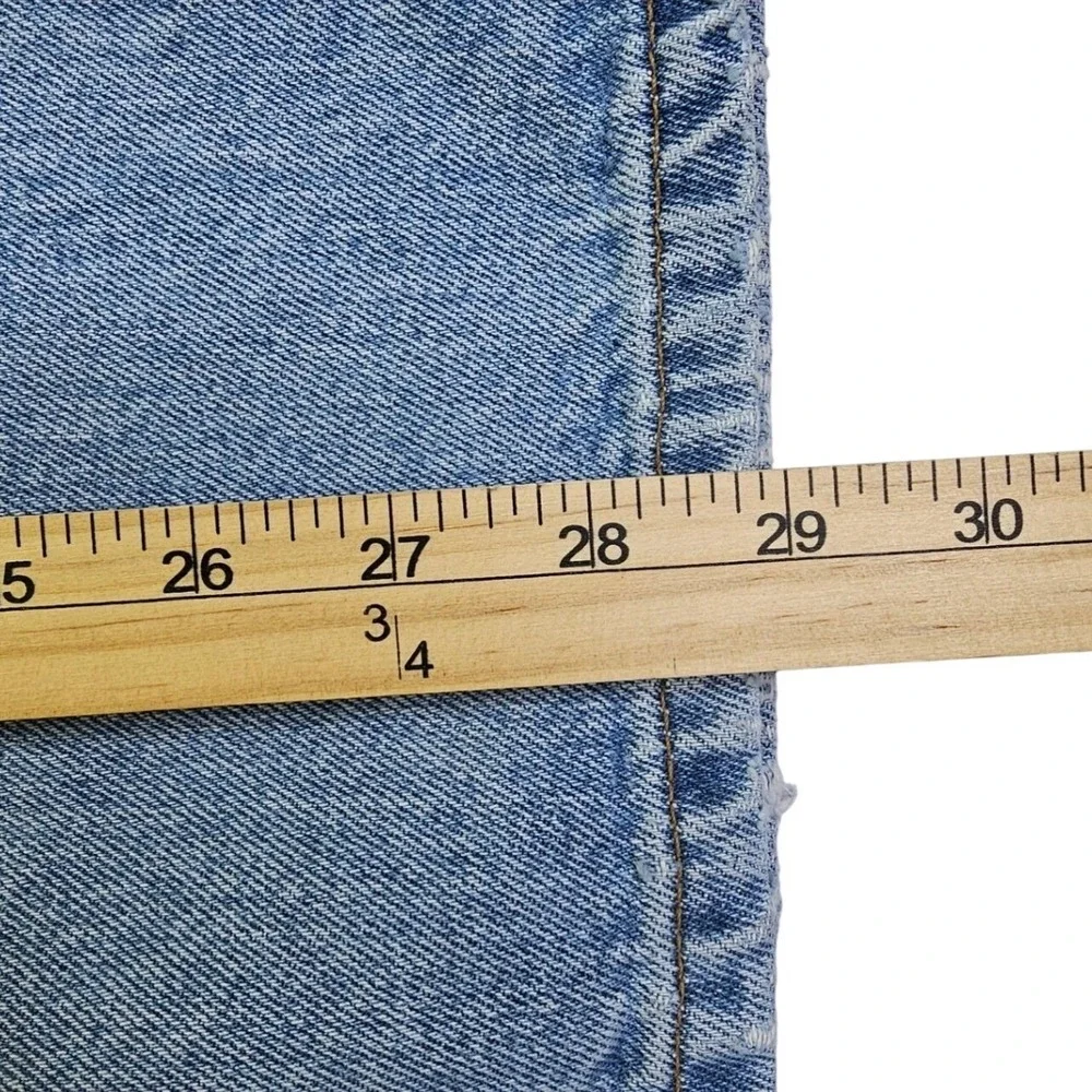 Levis 550 Relaxed Fit Jeans Mens 40x30 Light Wash Blue Denim Tapered 00550-4891